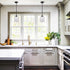Modern Farmhouse Mini Pendant Light Double Bell Glass Shades